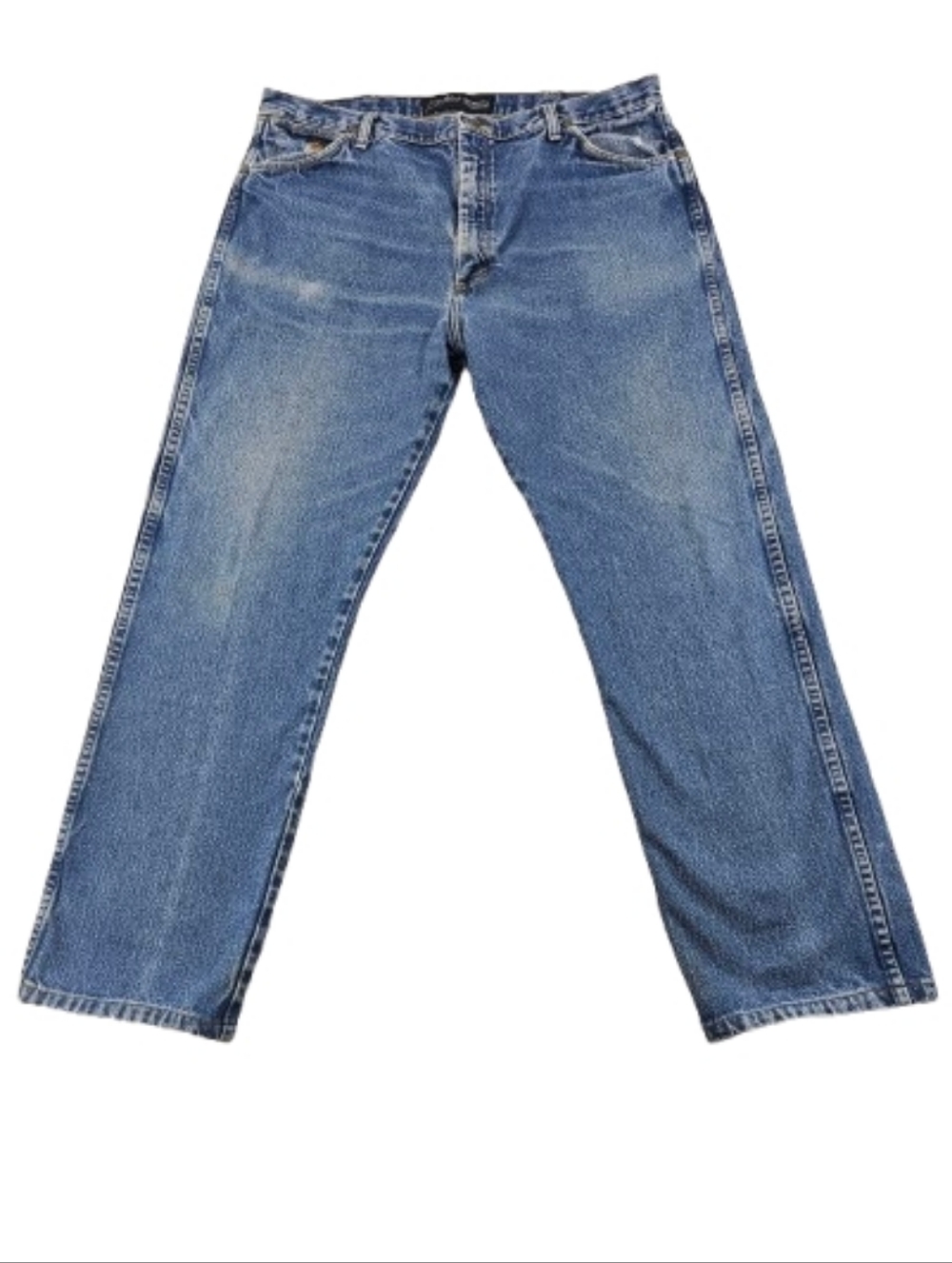 VTG Wrangler George Strait Collection Cowboy Cut Men's 36x34 Blue Jeans 13MGSHD